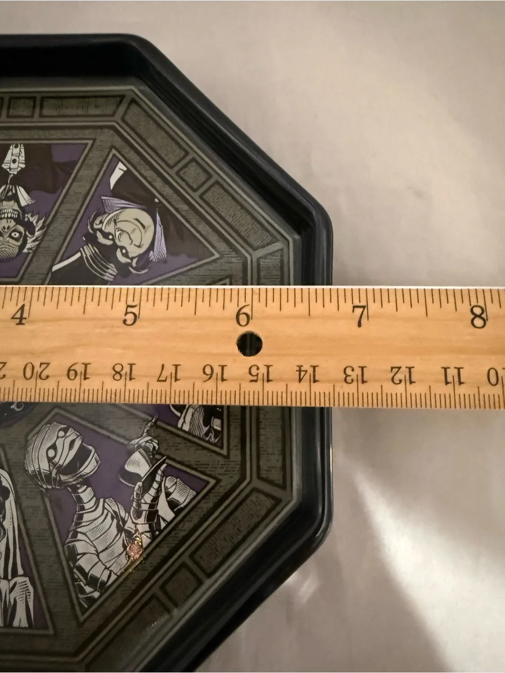 Disney Parks The Haunted Mansion Octagon Trinket Tray NEW Ghosts Leota Bride
